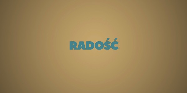 Jedno Słowo - Radość